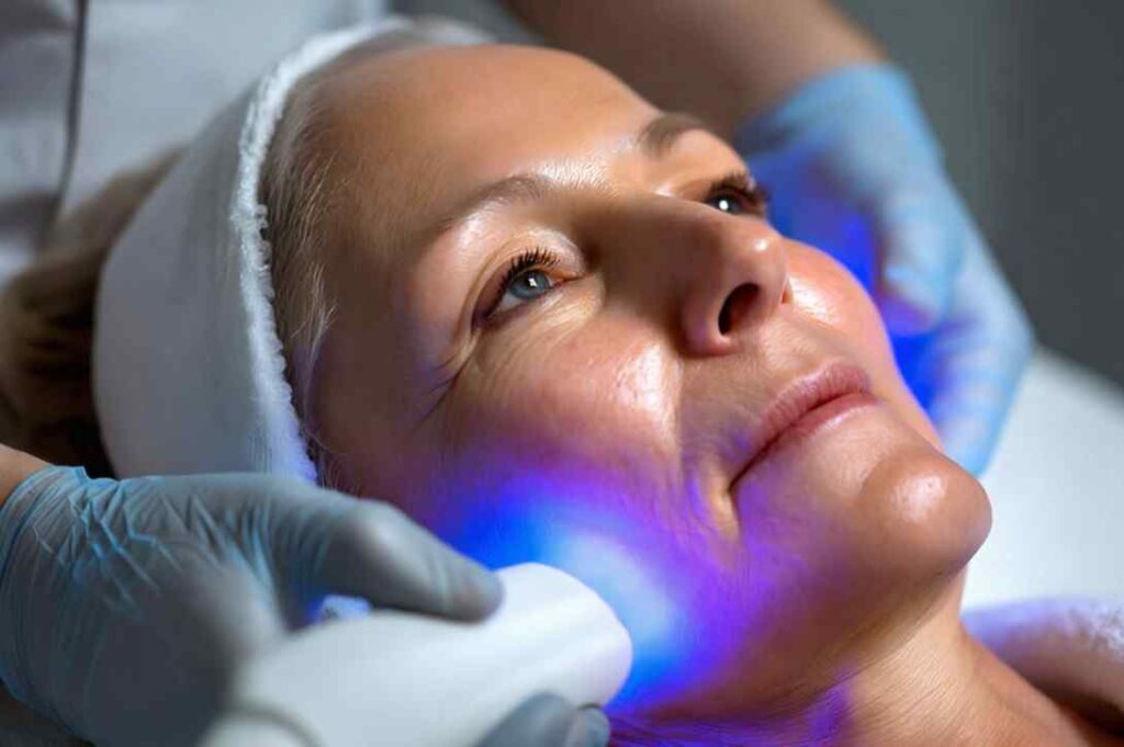 facial sagging or loss of firmness